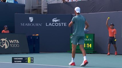 Miami - Khachanov fait plier Tsitsipas