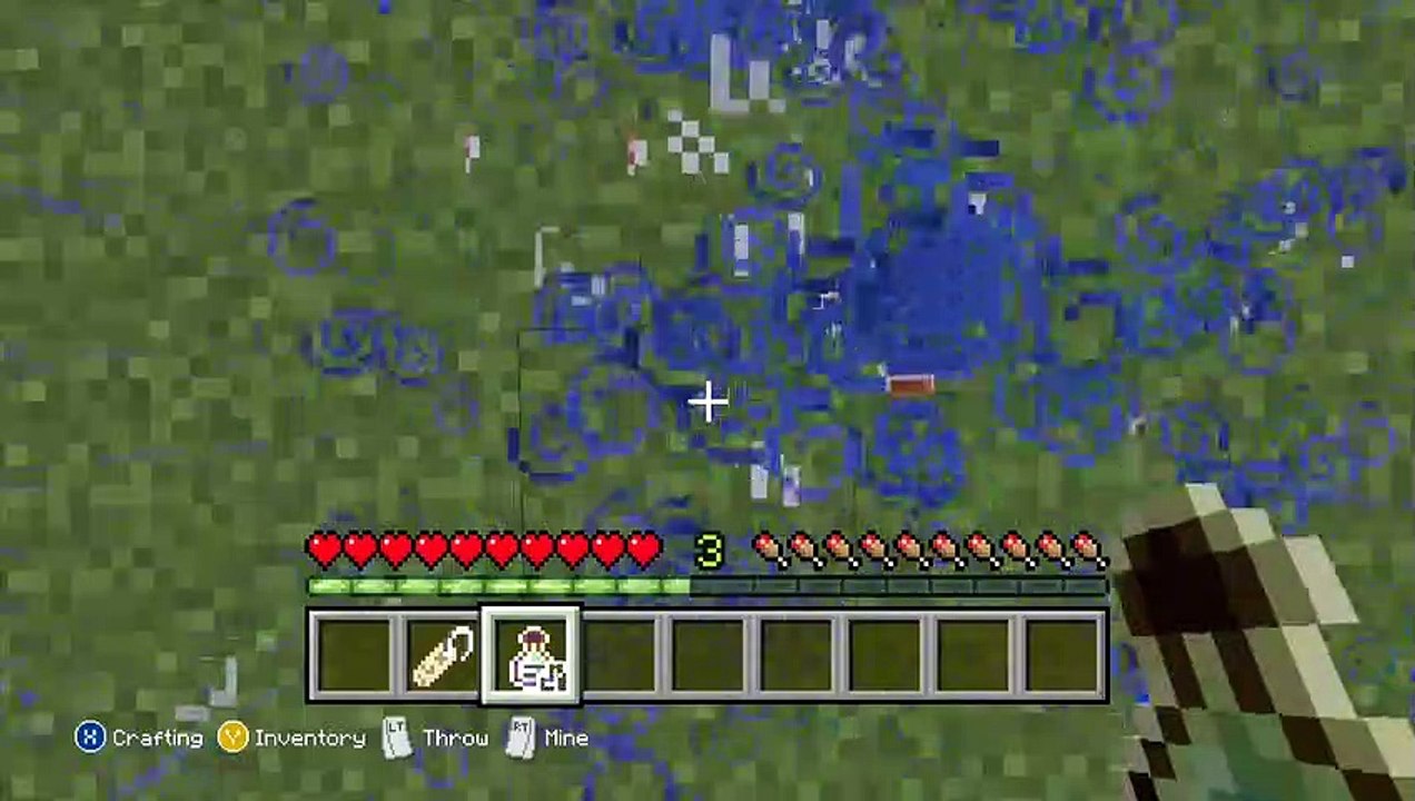 Minecraft - Upside down Animal glitch!