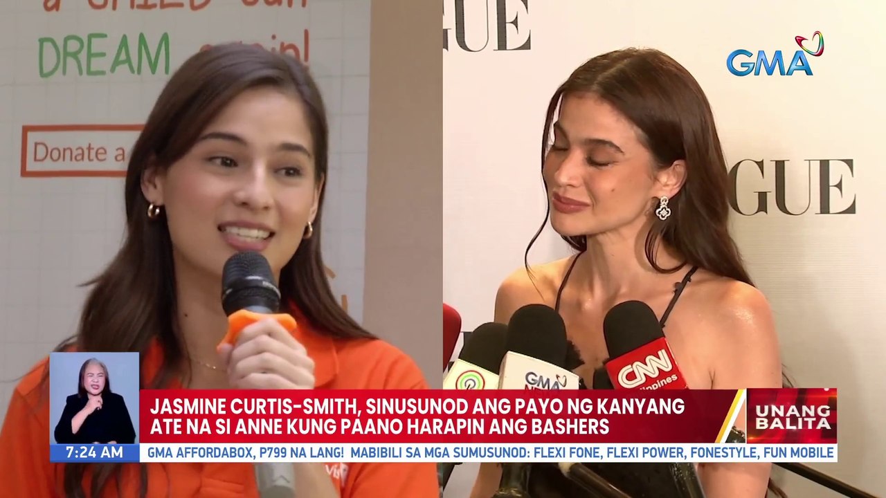 Jasmine Curtis-Smith, sinusunod ang payo ng kanyang ate na si Anne kung paano harapin ang bashers | UB