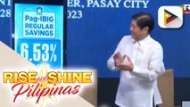 Pag-IBIG Fund, naitala ang pinakamalaking dividend rate; PBBM, pinuri ang pamunuan ng Pag-IBIG Fund