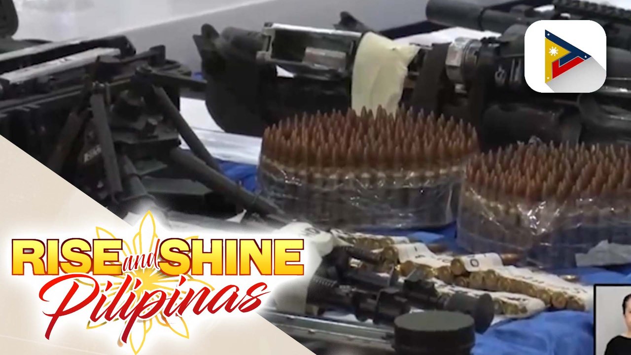 Mga armas na narekober sa property ni dating Gov. Henry Teves, isasailalim sa forensic examination