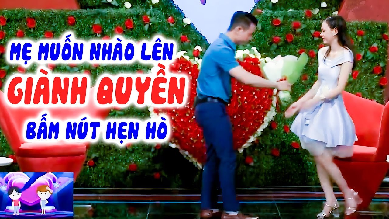 Quá mê bạn gái TRẮNG XINH nõn nà mẹ chàng trai MUỐN XÔNG LÊN giành quyền bấm nút hẹn hò