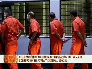 下载视频: Inicia audiencia de imputación a detenidos por tramas de corrupción en PDVSA y Sistema Judicial