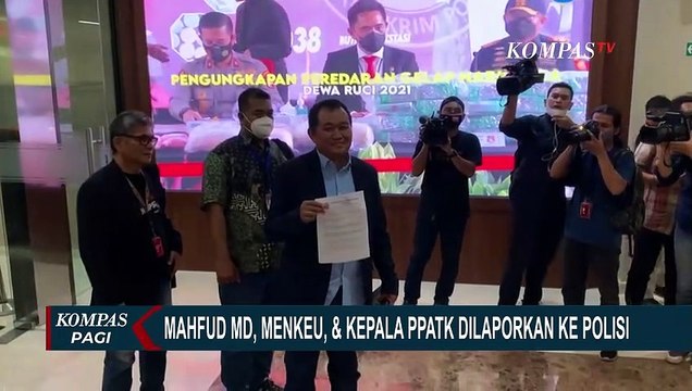 MAKI Laporkan Menko Polhukam, Menkeu, dan PPATK ke Polisi Terkait Transaksi Janggal Rp 349 T