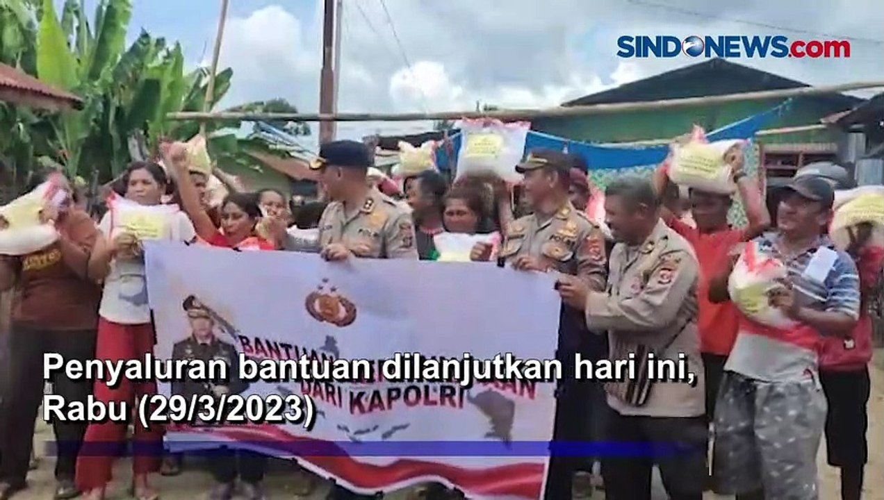 Beras Mahal di Sikka, Kapolri Salurkan 25 Ton Beras Gratis untuk Warga Miskin