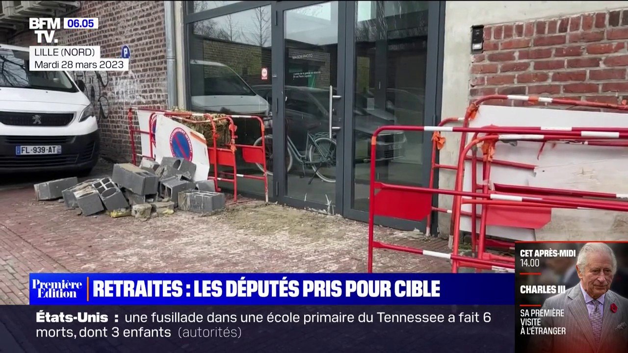 Le domicile de la députée Renaissance Violette Spillebout muré par des opposants à la réforme des retraites