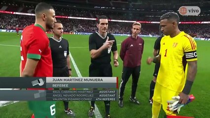 Marruecos vs Perú  amistoso internacional 2023