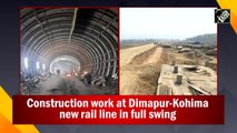 Construction work at Dimapur-Kohima new rail line in full swing