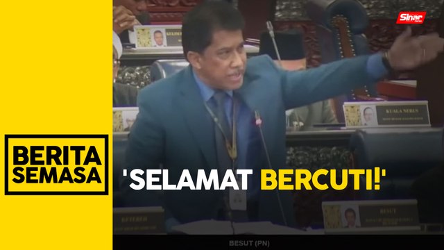 Ahli Parlimen Besut digantung tiga hari daripada memasuki dewan