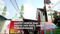 Kanopi Gereja dan Masjid di Pati Jadi Satu, Simbol Persaudaraan