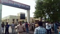 माफिया अतीक अहमद को लेकर यूपी पुलिस का काफिला पहुंचा कोटा के अनन्तपुरा थाना