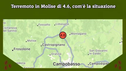 Terremoto in Molise di 4.6, com'è la situazione