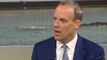 Raab says government will ‘look at’ housing migrants and asylum seekers on barges