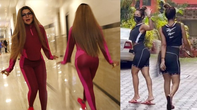 Rakhi Sawant ने Malaika Arora Walk Style किया Copy, Mimic Video Viral । Boldsky