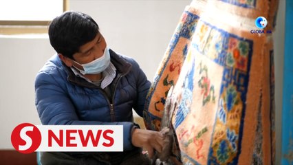 Explore Tibetan carpet making