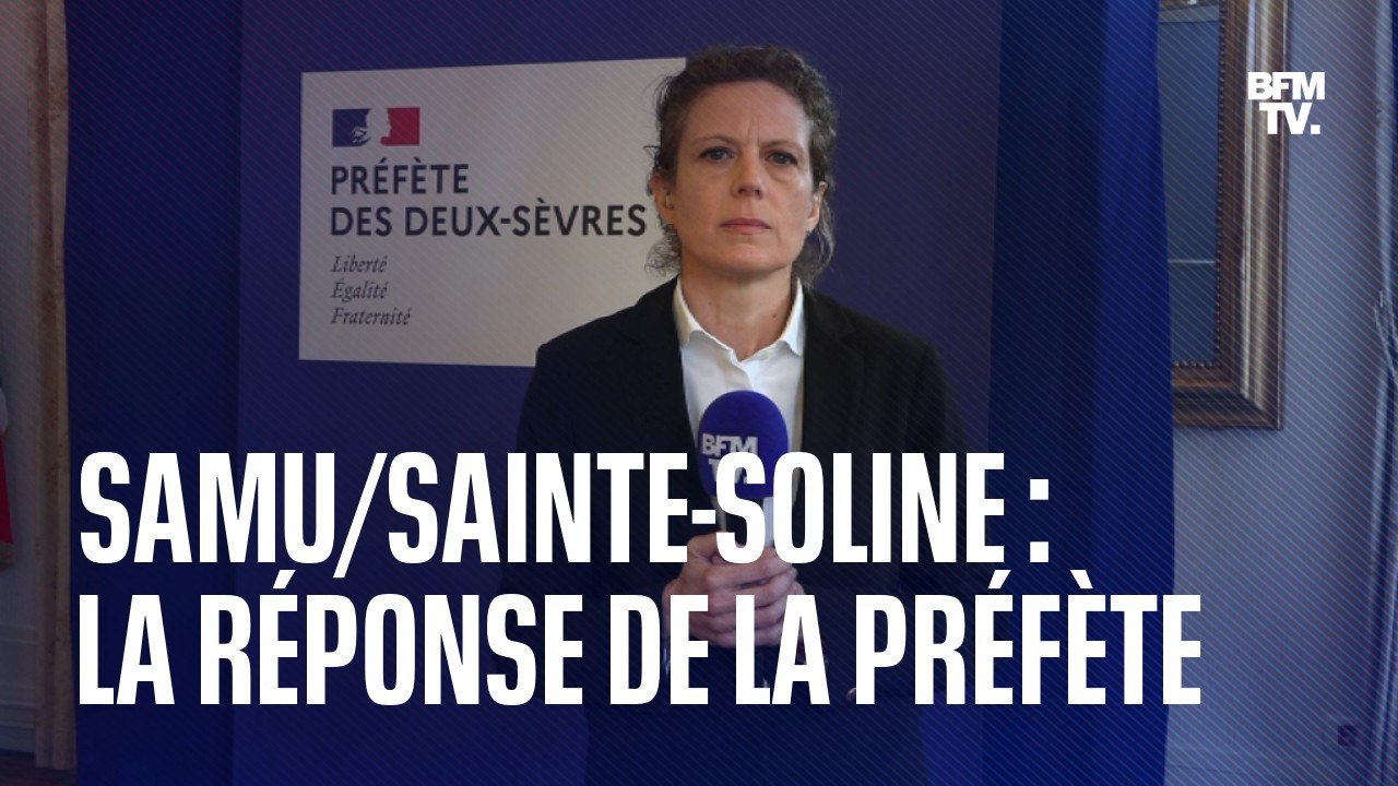 Le Samu empêché d'intervenir à Sainte-Soline? La préfète des Deux-Sèvres répond sur BFMTV