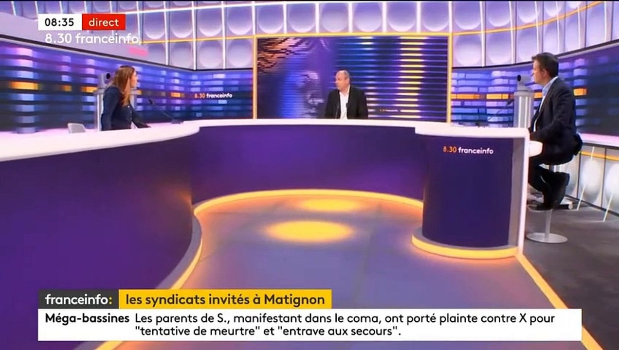 Retraites - Laurent Berger, CFDT : "Si Elisabeth Borne ne veut pas parler des retraites la semaine prochaine, vous imaginez bien que nous partirons !"