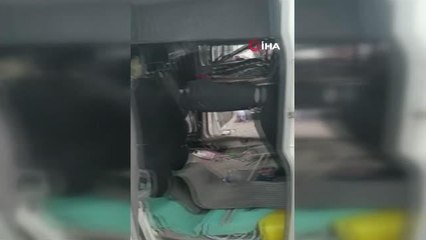 Kontrolden çıkan kamyonet takla attı: 1 yaralı