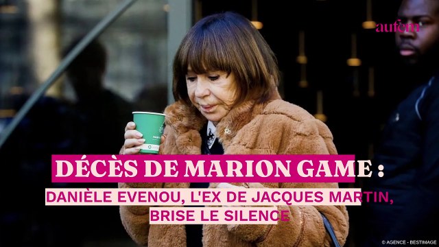 Décès de Marion Game : Danielle Evenou l'ex de Jacques Martin brise le silence