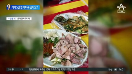 이게 5만 원 바비큐 맞나요?…벚꽃 피니 바가지만 ‘활짝’