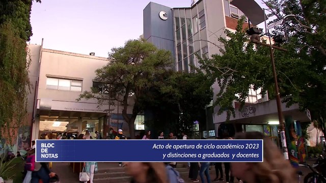 Acto de apertura de ciclo académico 2023 y distinciones a graduados y docentes de la Facultad de Ciencias Económicas y Sociales