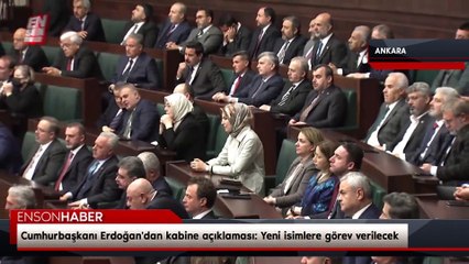 Cumhurbaşkanı Erdoğan'dan kabine açıklaması: Yeni isimlere görev verilecek