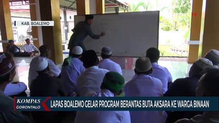 Lapas Boalemo Gelar Program Berantas Buta Aksara Kepada Warga Binaan