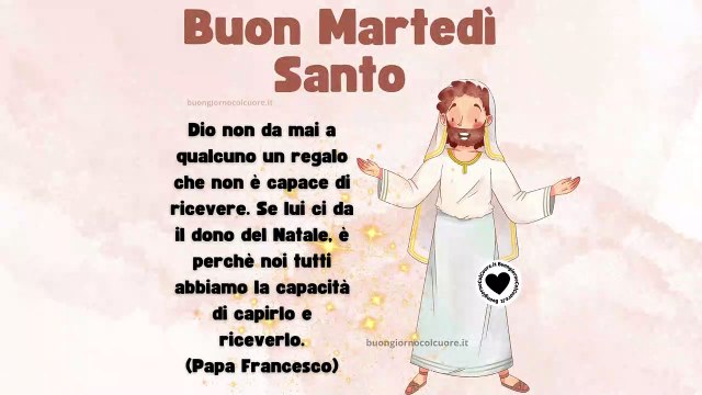 Buon Martedì Santo Video ed Immagini di Auguri Bellissimi per il Buongiorno