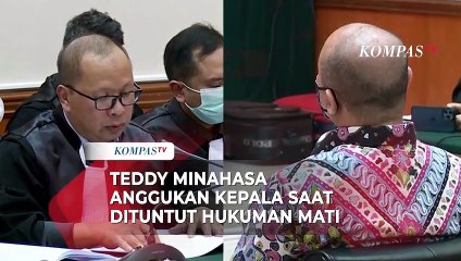 Anggukan Kepala dan Napas Berat Teddy Minahasa Saat Jaksa Tuntut Hukuman Mati