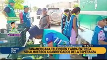 Panamericana Televisión y ADRA llevan 500 almuerzos a damnificados en La Libertad