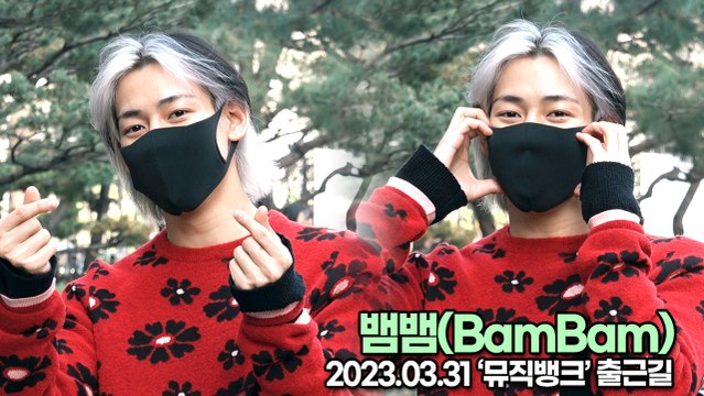 뱀뱀(BamBam), 아침을 화사하게 만드는 뱀뱀의 미친미모(뮤직뱅크 출근길) [TOP영상]