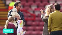 Blake Lively & Ryan Reynolds Debut Newborn Baby At Wrexham Soccer Game