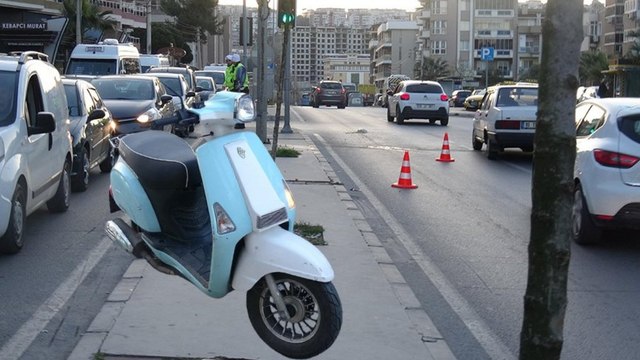 Direğine çarpan motosikletin sürücüsü ağır yaralandı