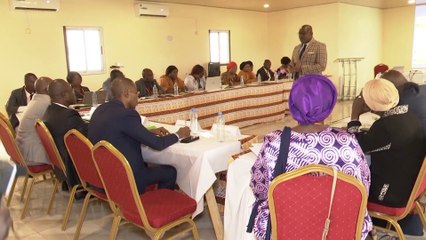 La direction des ressources humaines du Ministère de l'Economie en formation à Yamoussoukro
