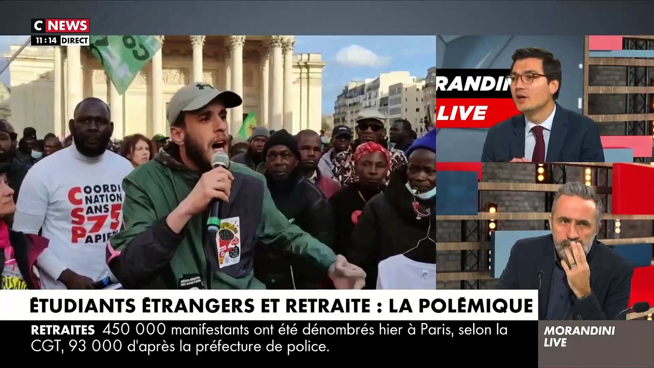La polémique se poursuit autour l'étudiant étranger qui critique la réforme et à qui Jean Messiah demandait de "fermer sa gueule" - L'extrême gauche évoque "une France raciste et coloniale" qui ne supporte pas "d'entendre des noirs et des arabes"