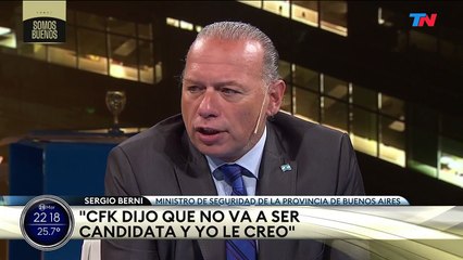 Sergio Berni cuestionó duramente a Alberto Fernández