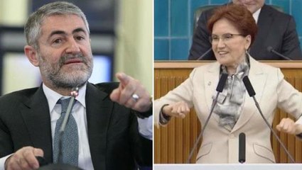Bakan Nebati'den taklidini yapan Akşener'e yanıt gecikmedi! Açıklamasına iki fotoğraf da ekledi
