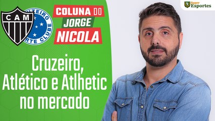 Cruzeiro, Atlético e Atlhetic: informações de mercado