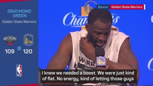 'Fired-up' Green leads the Warriors to 20-point comeback versus Pelicans