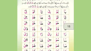 Qurani Qaida Lesson no 12 Part 01 | Qurani Qaida for kids| Learn Quran for Muslims in Hindi and Urdu