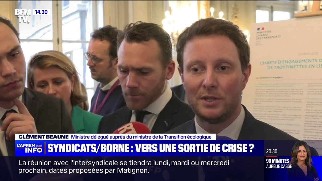 Réunion entre les syndicats et Élisabeth Borne: selon Clément Beaune, "l'ordre du jour sera très large"