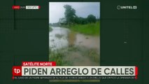 Vecinos del barrio Eucalipto llevan varios días afectados por las calles anegadas a causa de la lluvia