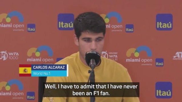 I've become an F1 fan because of Fernando Alonso - Carlos Alcaraz