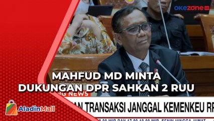 Modus Korupsi Makin Beragam, Mahfud MD Minta Dukungan DPR Sahkan 2 RUU