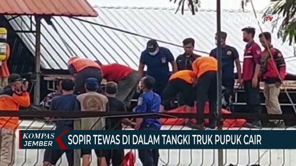 Sopir Tewas di Dalam Tangki Truk Muatan Pupuk Cair