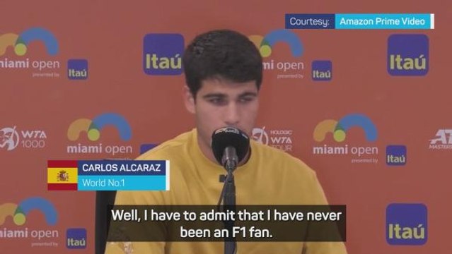 I've become an F1 fan because of Fernando Alonso - Carlos Alcaraz