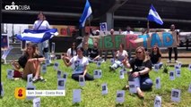 Jóvenes de América Latina exigen libertad de los presos políticos en la Cumbre de las Democracias