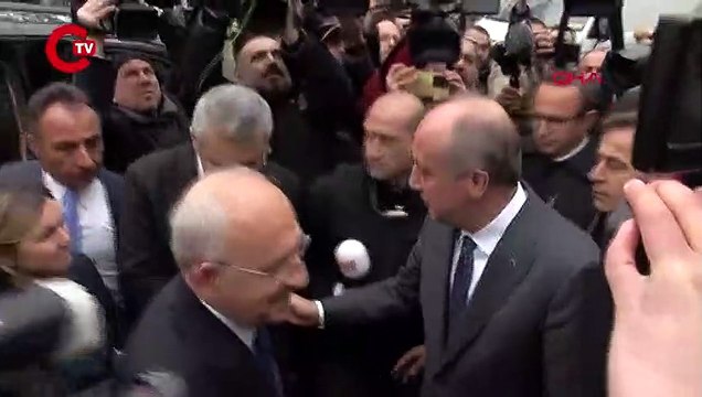 Kemal Kılıçdaroğlu ve Muharrem İnce görüşmesi başladı