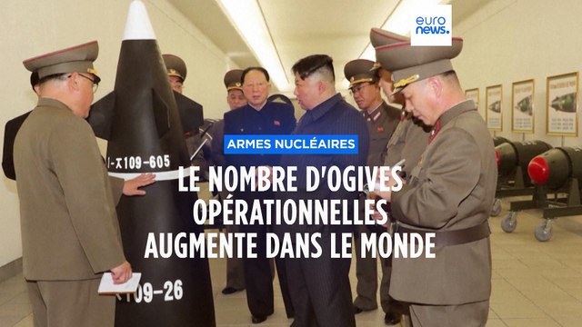 Armes nucléaires : hausse du nombre d'ogives prêtes à l'emploi dans le monde