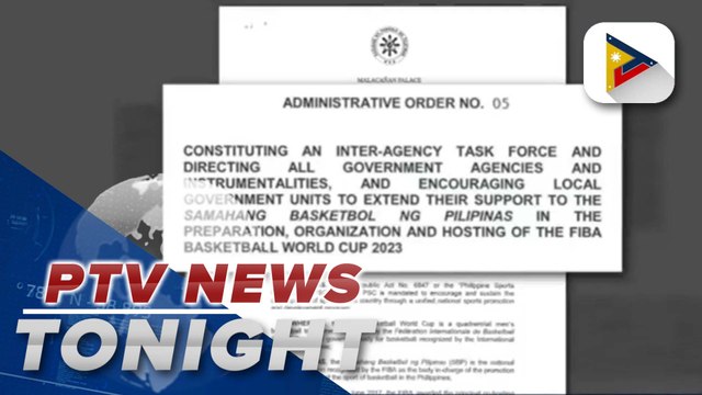 Pres. Ferdinand R. Marcos Jr. inks AO No. 5 creating task force for FIBA World Cup 2023